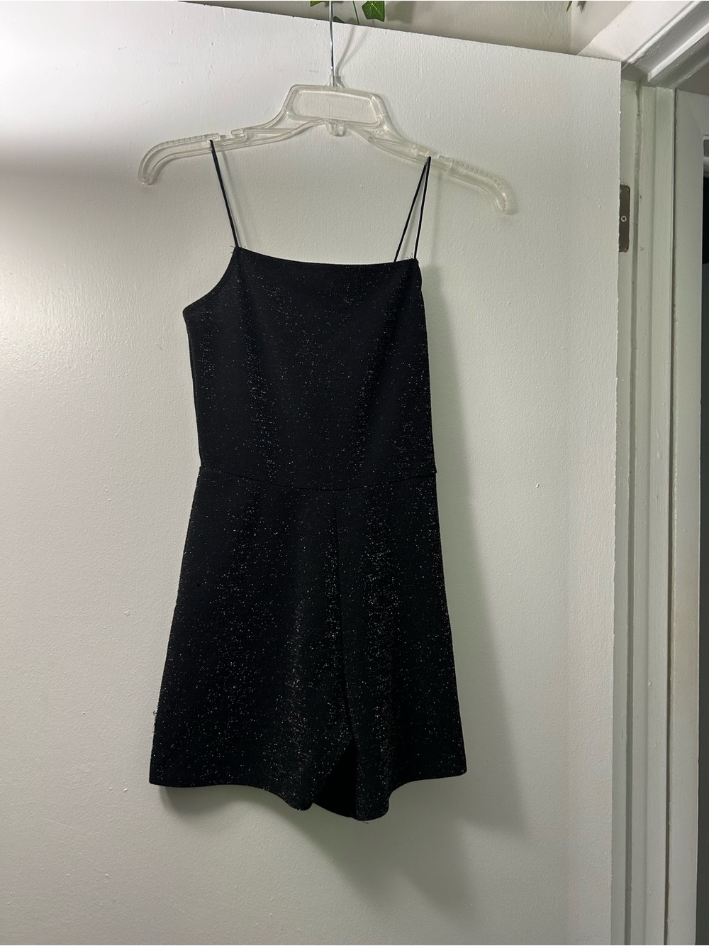 Garage Black Sparkle Romper